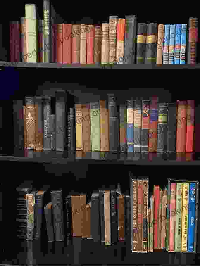 A Bookshelf Filled With The Tufa Novels, Hinting At The Vast And Immersive World That Awaits Readers. Shall We Gather: A Story Of The Tufa (A Tor Com Original) (Tufa Novels)
