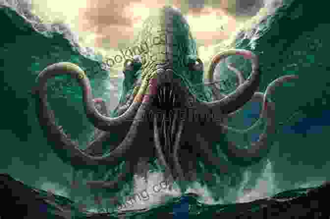 A Giant Squid Monster With Sharp Teeth And Glowing Eyes Emerges From The Depths Of The Ocean, Its Tentacles Reaching Out To Grab A Small Boat. Zepha The Monster Squid (Beast Quest #7)