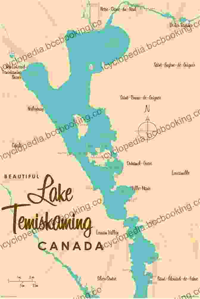 A Map Of Lake Temiskaming Created During The Survey Trip, Highlighting Its Impact On The Region's Development Worth Travelling Miles To See: Diary Of A Survey Trip To Lake Temiskaming 1886