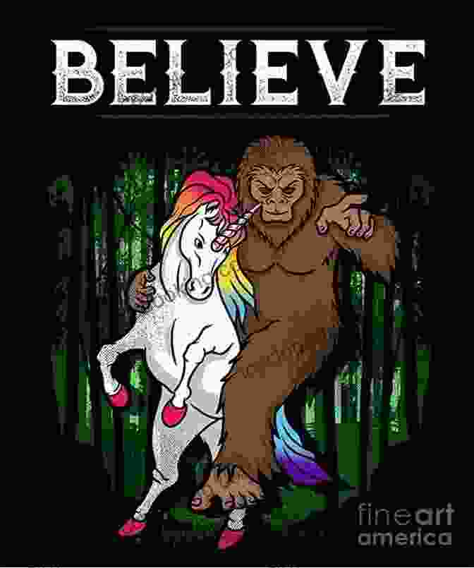A Rendering Of A Sasquatch And A Unicorn In A Forest Sasquatch And The Muckleshoot (The Unicorn Rescue Society 3)