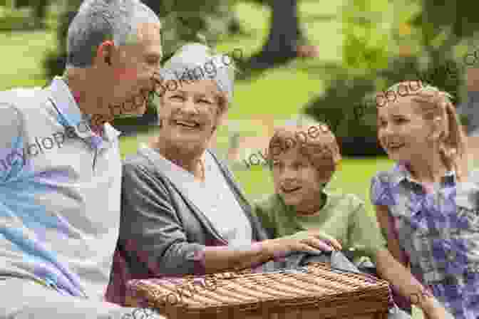 A Smiling Elderly Couple Hugging Their Grandchildren In The Park The Simple Joys Of Grandparenting: Stories Nursery Rhymes Recipes Games Crafts And More (The Ultimate Guides)