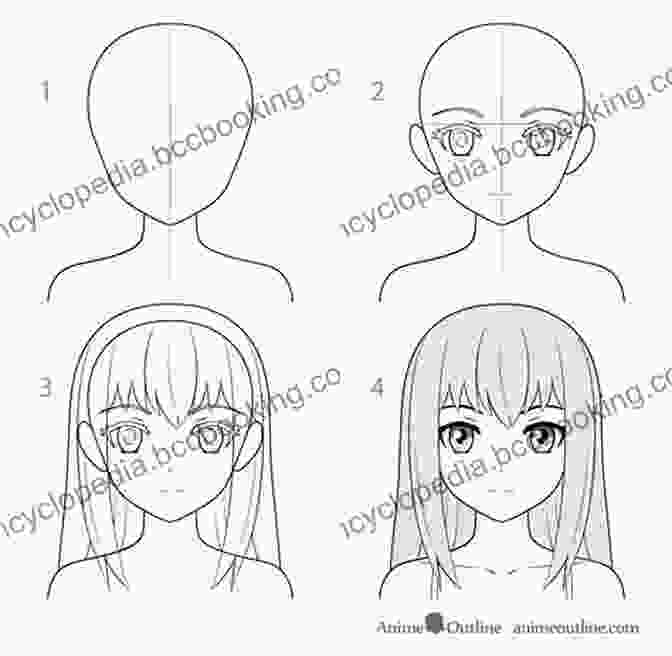 A Step By Step Illustration Of How To Draw An Anime Character With Different Expressions How To Draw Anime: Learn To Draw Anime And Manga Step By Step Anime Drawing For Kids Adults