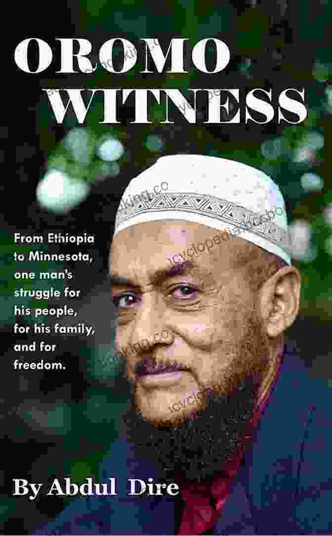 Abdul Dire, The Author Of Oromo Witness, Holding A Copy Of His Book Oromo Witness Abdul Dire