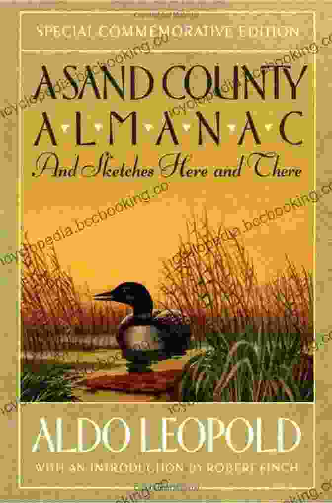 Aldo Leopold's Sand County Almanac Book Cover, Featuring A Painting Of A Sandhill Crane In Flight Over A Marsh Aldo Leopold: A Sand County Almanac Other Writings On Conservation And Ecology (LOA #238) (Library Of America)