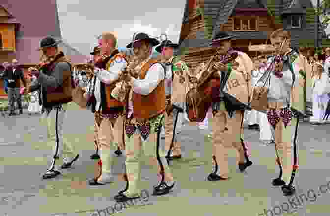 An Image Of Traditional Musicians Playing Folk Songs In A Quaint Village Setting, Surrounded By Colorful Costumes And Vibrant Instruments. Fantastic Familiar Folk Songs: For Flute Oboe Or Guitar