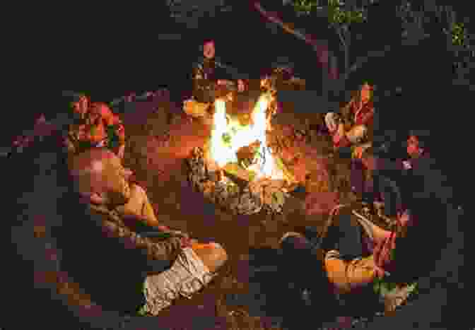 Author Sitting With Aboriginal Elder In Front Of Campfire Up A Creek Down Under: Adventures In An Australian Homeland (Travels Down Under 2)