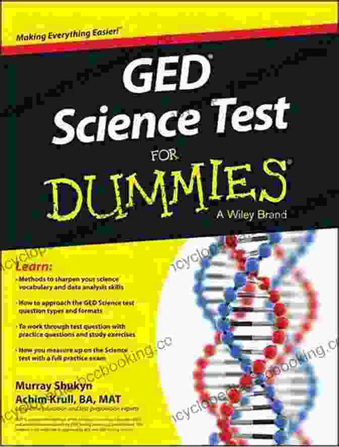 Cover Of GED Science For Dummies Book GED Science For Dummies Achim K Krull