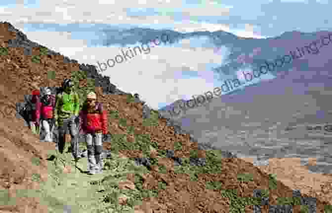 Hikers Ascending A Steep Volcanic Trail Surrounded By Lush Vegetation Follow Your Bliss: Road Trip Into Central America
