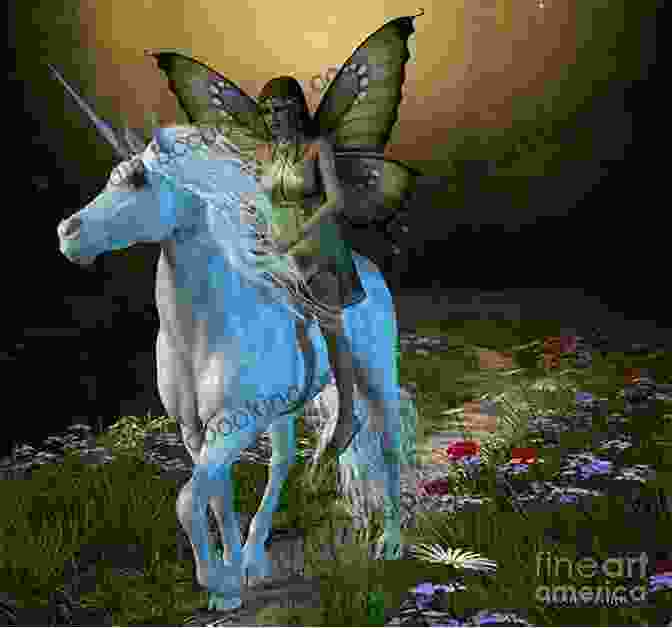Illustration From Trix And The Faerie Queen Showing Trix Riding On A Unicorn Through A Magical Forest Trix And The Faerie Queen: Trix Adventures Two (Books Of Arilland 6)