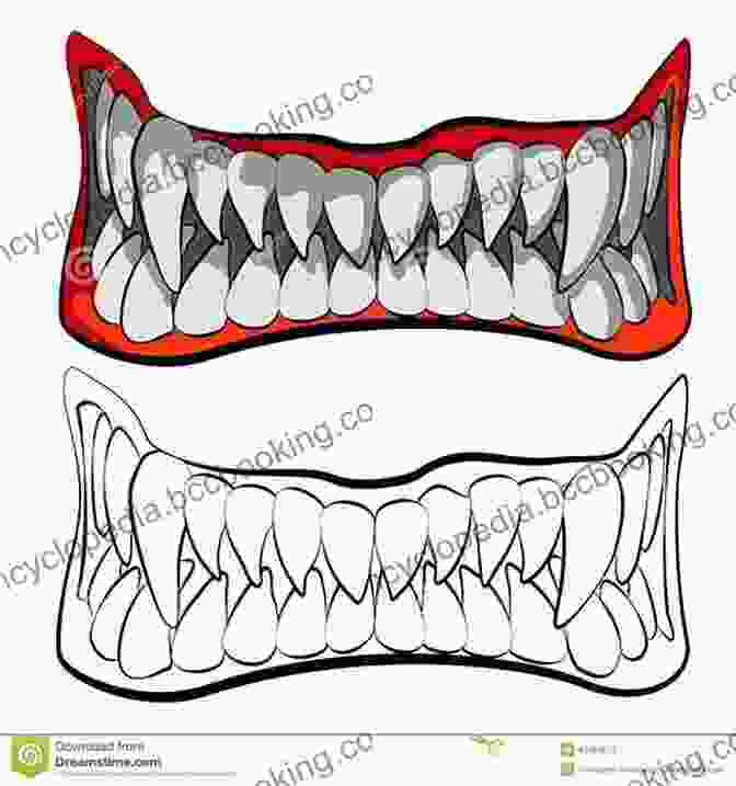 Illustration Of A Character From 'Teeth' With Sharp, Jagged Teeth Teeth Aaron Dembski Bowden