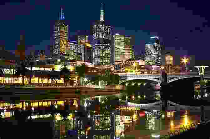 Melbourne City Skyline At Night Three Bears And A Jackaroo : A Light Hearted Travelogue In Australia