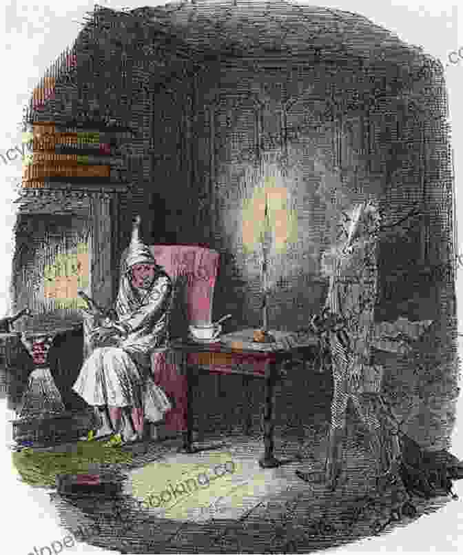 Scrooge Being Visited By The Ghost Of Christmas Past A Christmas Carol Adam McKeown