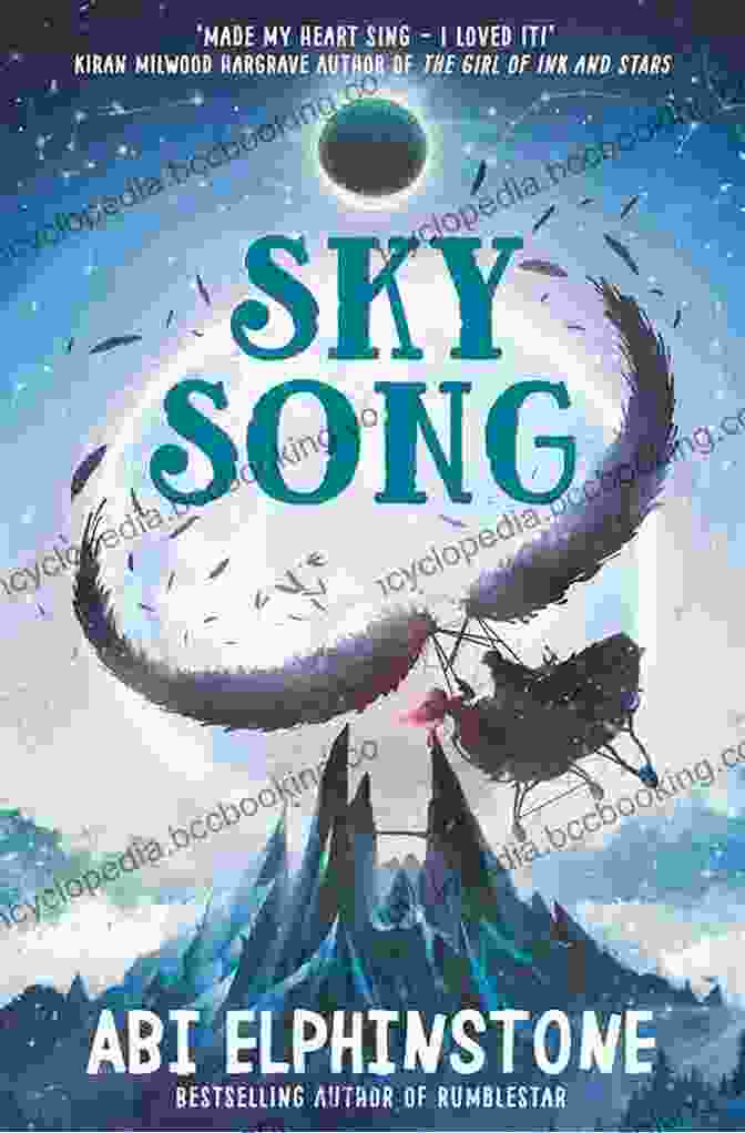 Sky Song Book Cover Featuring A Girl Riding A Dragon Above The Clouds Sky Song Abi Elphinstone