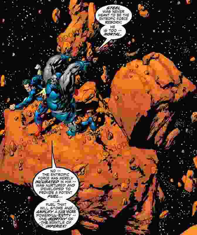 Superman Battling Darkseid In An Epic Cosmic Clash DC Universe By Alan Moore