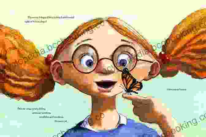 Velma Gratch And Celeste The Butterfly Sit Together On A Daisy, Sharing Secrets And Giggling. Velma Gratch And The Way Cool Butterfly