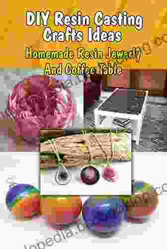 DIY Resin Casting Crafts Ideas : Homemade Resin Jewerly And Coffee Table